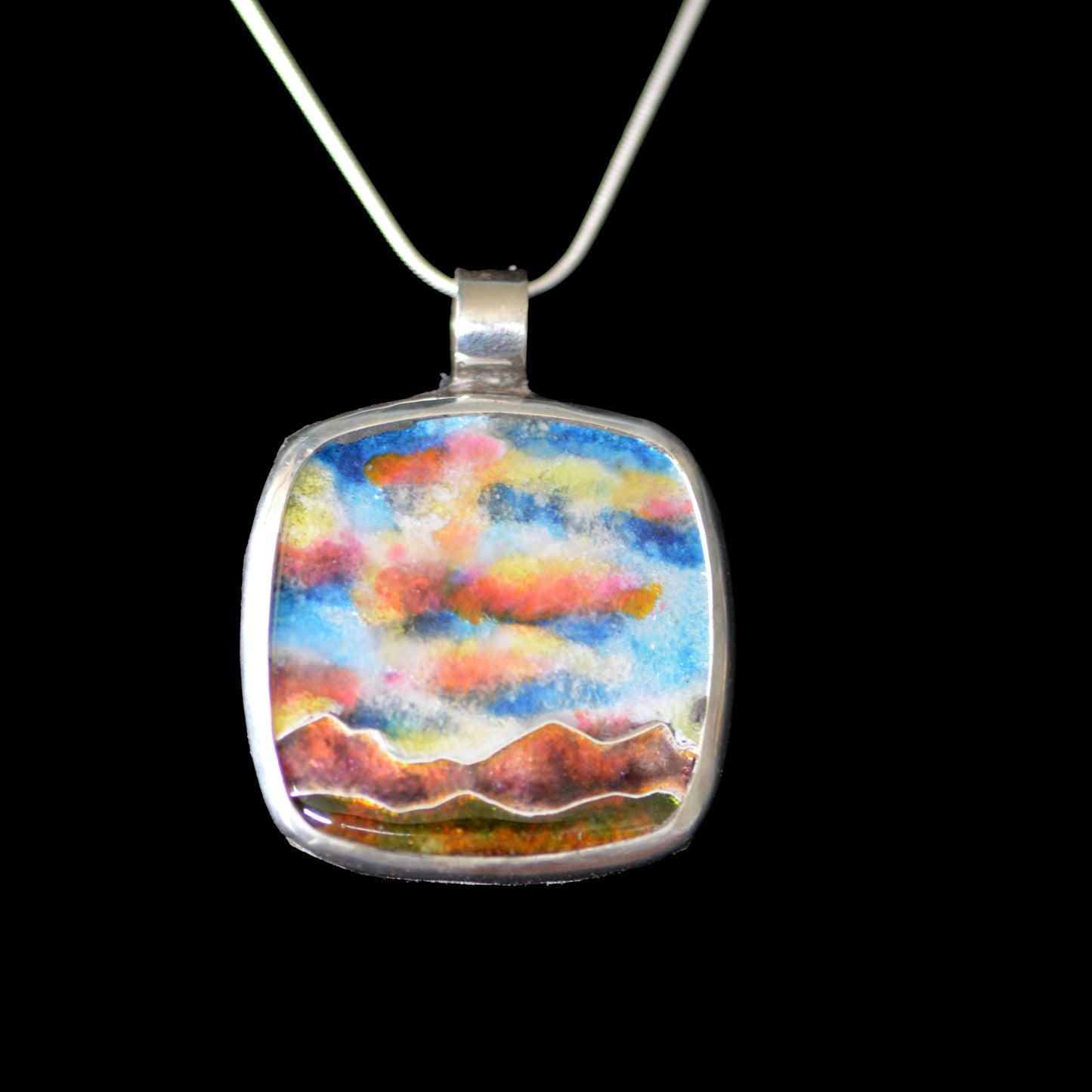 Arizona Skies Handmade Necklace Sterling Silver