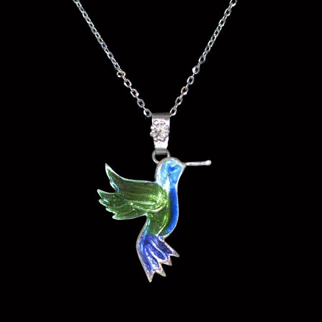 Hummingbird and Flower