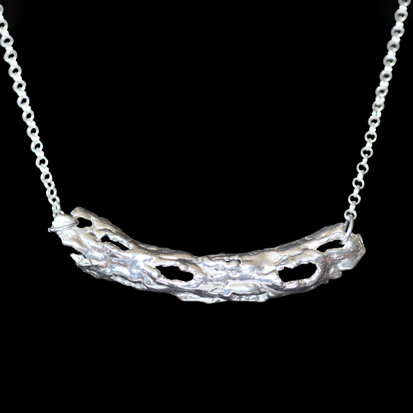 Cholla Fine Silver Necklace