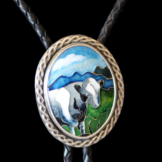 Cow Bolo Tie