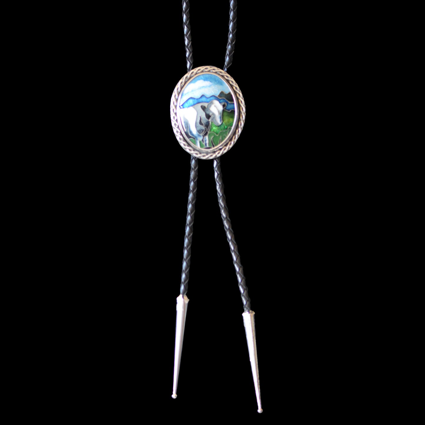 Cow Bolo Tie