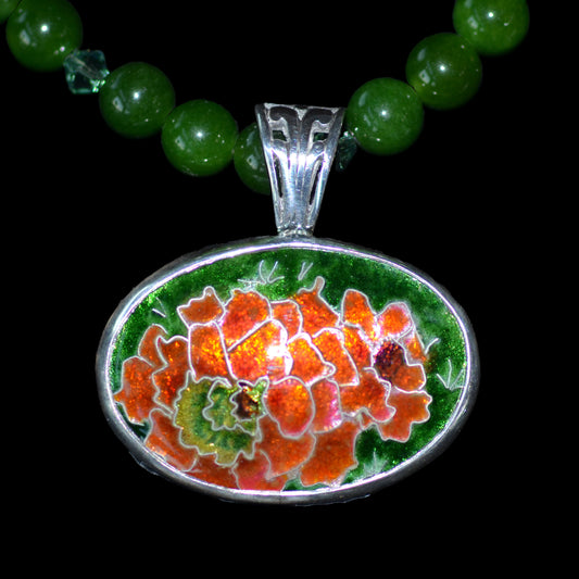 Clarret Cup Cactus Necklace