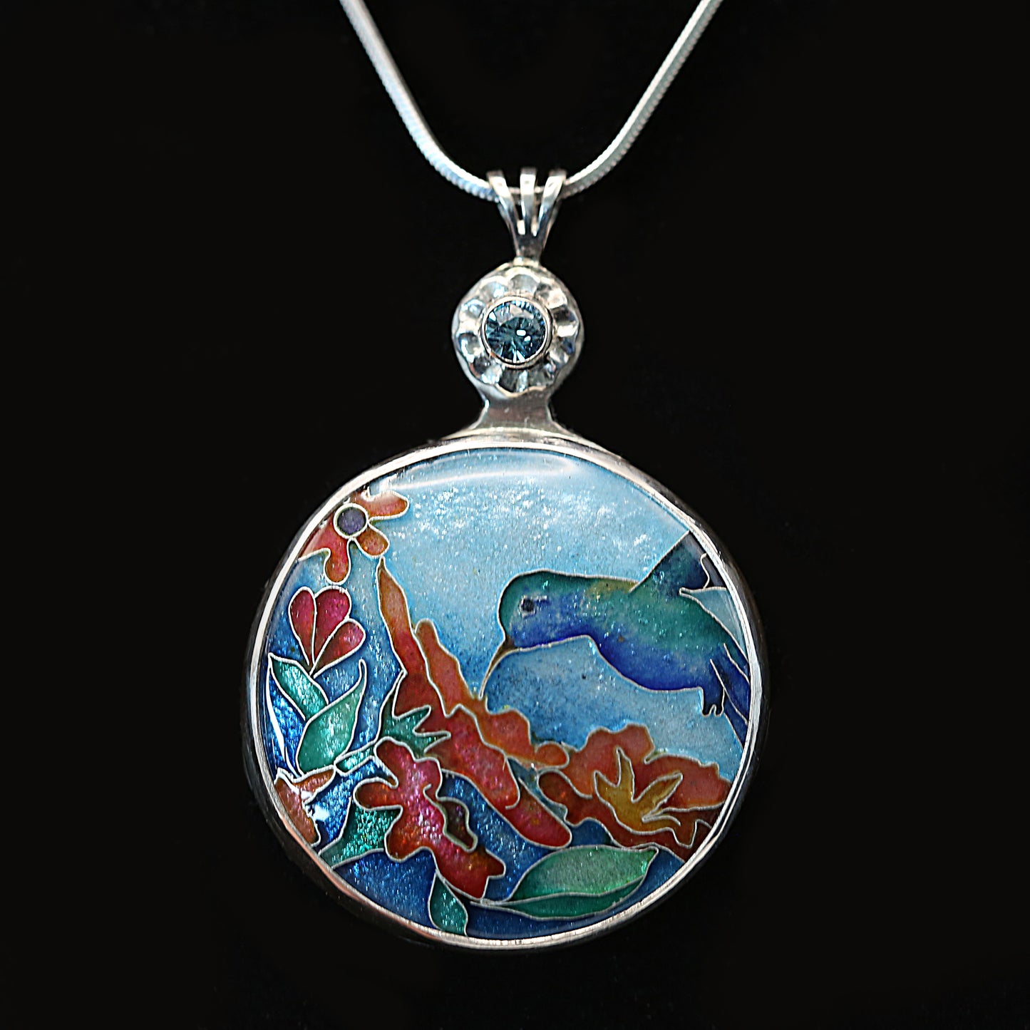 Hummingbird in the Garden