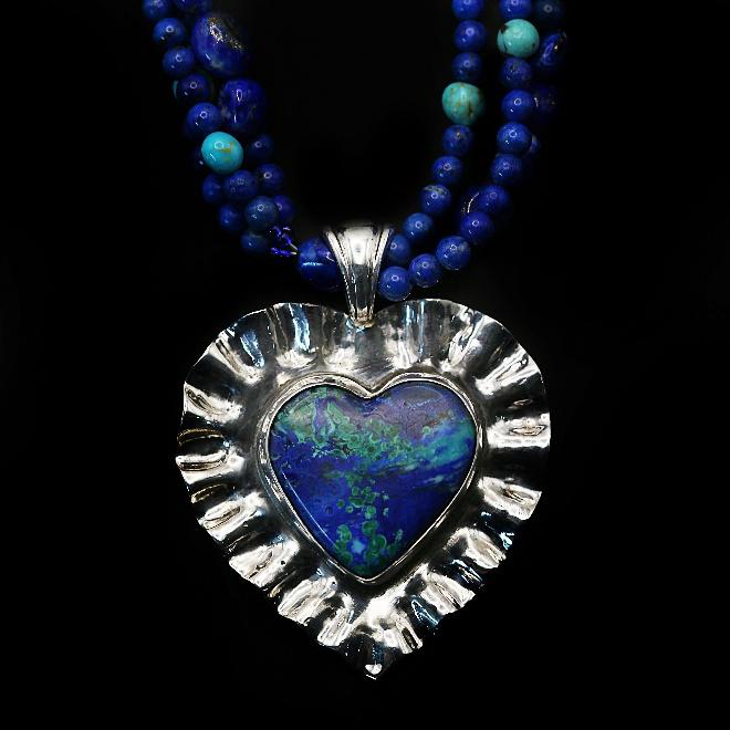 Azurite Heart