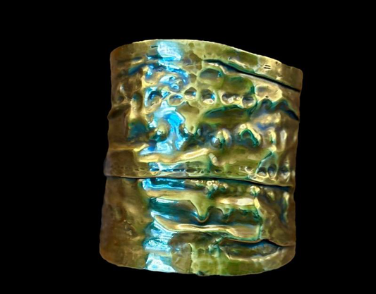 Hammered Brass Bracelet